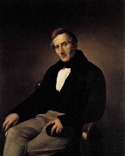 Francesco Hayez Portrait of Alessandro Manzoni France oil painting art